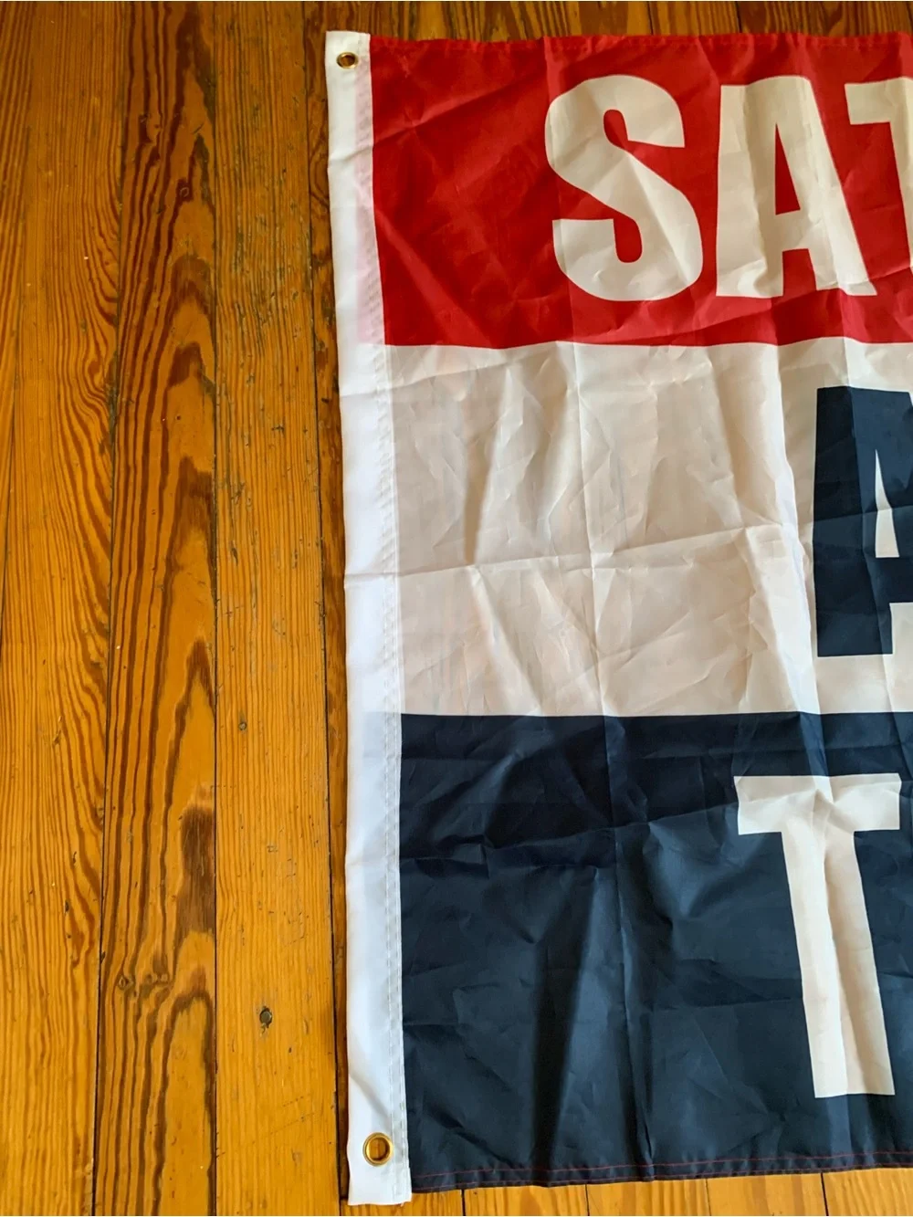 Saturdays Are For The Girls Red White and Black Party Banner